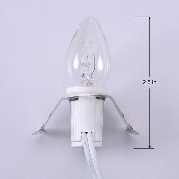 C7 4 Socket Light Cord for Christmas Villages Buildings Inline ON/Off Switch - Picture 3 of 6